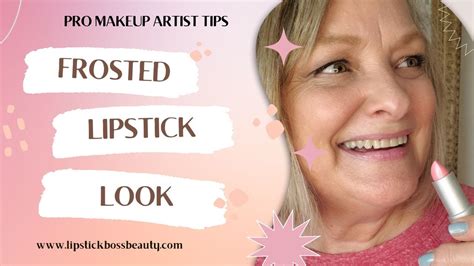 frosted lipstick for older women.